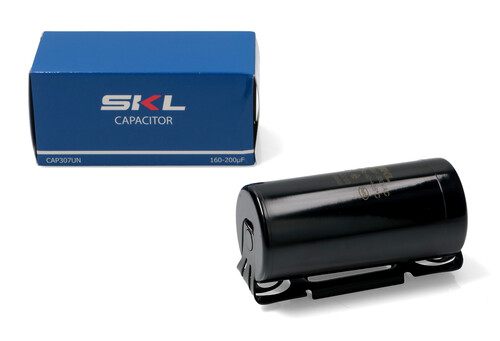 SKL 160 to 200µF refrigeration compressor start capacitor CAP307UN