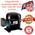 Cubigel MP14FB R404A R507 low back pressure refrigeration compressor