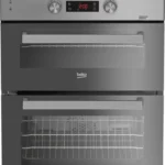 Beko BDI6C55FM Silver 60cm Double Oven Electric Cooker With Induction Hob