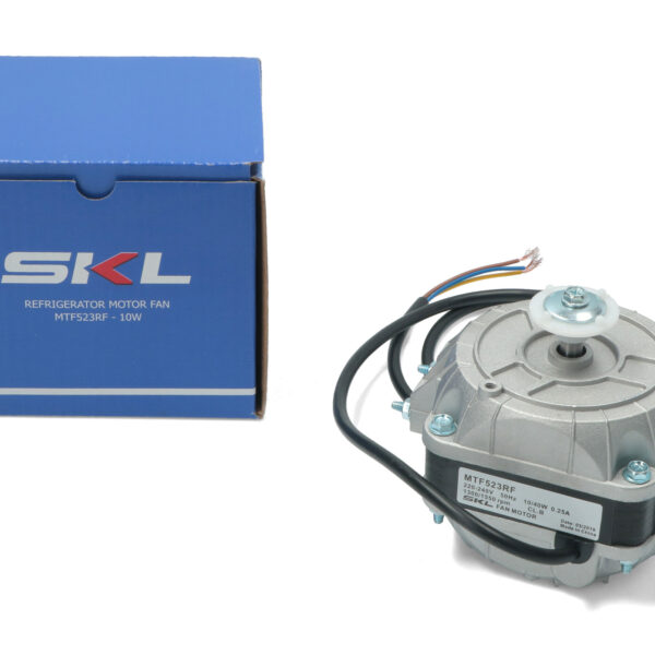 SKL MTF523RF 10W 220-240V refrigeration fan motor with packaging