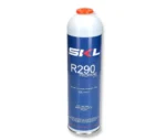 SKL REF006UN R290 370g refrigerant gas cylinder front view