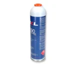 SKL REF006UN R290 370g cylinder angled view with safety label