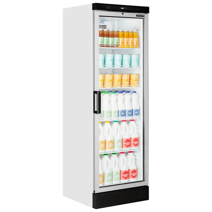 Glass door display fridge