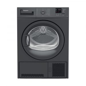 869991696630_0-300x300-1.jpeg Hotpoint C HD C92 GGGD UK Graphite Freestanding 9kg Condenser Tumble Dryer - Grade M - Peterborough Stock - Image 1