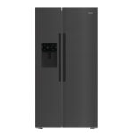Hotpoint HPG2 6574W XBR5UK Manhattan Gray Dual No Frost American Fridge Freezer with Water and Ice Dispenser - Grade M - Peterborough Stock
