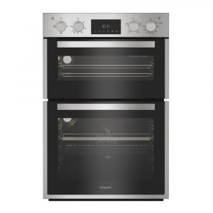 869991712600_0-300x300-1.jpeg Hotpoint DIH 10D IX Stainless Steel 89cm Built In Double Fan Oven with Enamel Liners - Grade M - Peterborough Stock - Image 1