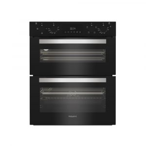 869991712670_0-300x300-1.jpeg Hotpoint DUH 10D B Black 72cm Built Under Double Fan Oven with Enamel Liners - Grade R - Peterborough Stock - Image 1
