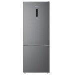 Hotpoint HPK2 6493 XP5UK V Brushed Steel Freestanding Dual No Frost Fridge Freezer with Even Flow - Grade M - Peterborough Stock