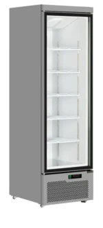 TEFCOLD Atom Maxi C1DS silver glass door merchandiser