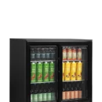 TEFCOLD DB201S Double Sliding Door Back Bar Cooler – 182L Net
