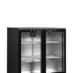 TEFCOLD DB201H Double Hinged Door Back Bar Cooler – 182L Net
