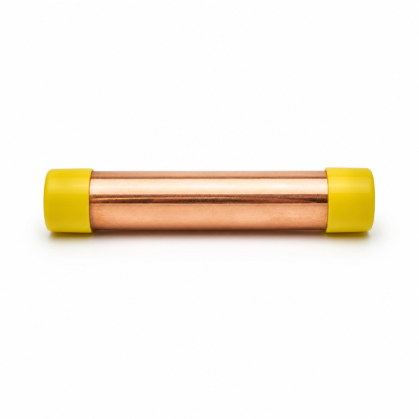 Single 10g two-way copper refrigeration filter drier with yellow end caps