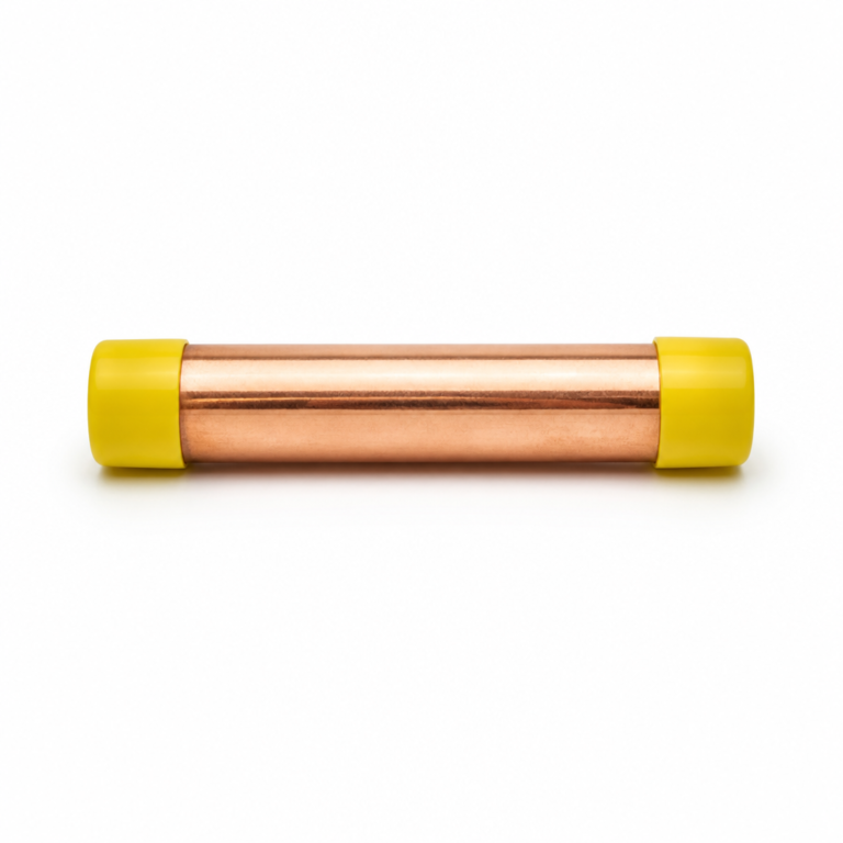 Single 10g two-way copper refrigeration filter drier with yellow end caps