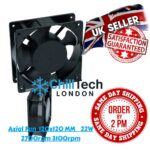 120x120mm 22W Axial Fan – Polar/ Fridge & Freezer Evaporator Replacement