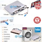 🔧 Beko Dryer Heater Element 2500W + 2 Thermostats DCU9330W
