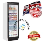 Tefcold SC381 Glass Door Merchandiser - 372L, LED Light, Fan Cooling, Anti-Mist