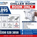 Walk In Chiller Room 2m x 2m x 2m Cold Room Kit Maxkold Refrigeration Package