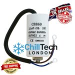 CBB60 2.5µF 450V Motor Start Capacitor - For Fridge Fan, Compressor, Pump, Boile