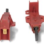 C00047317 compatible carbon brush pair for Hotpoint and Indesit washing machine motors