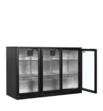 TEFCOLD BA31H open hinged doors and shelves