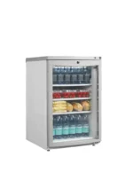 TEFCOLD BC85 display chiller stocked with drinks
