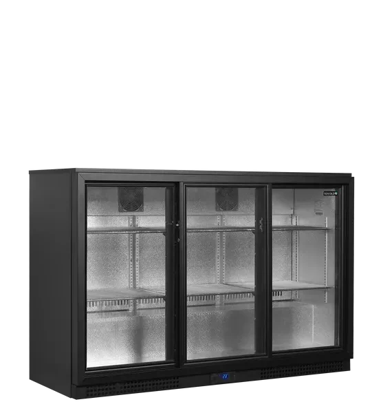 TEFCOLD BA31S-3 triple sliding door back bar cooler