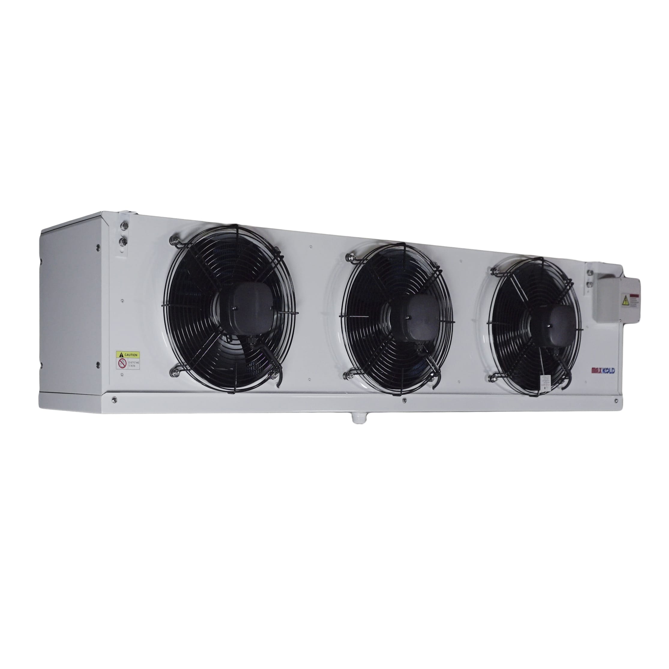 Maxkold Cubic Evaporator 3 x 300mm Maxkold 3-fan cubic evaporator, representative product image; confirm exact model and fan diameter