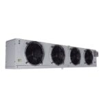 Maxkold 4-fan cubic evaporator, representative product image; confirm exact model and fan diameter