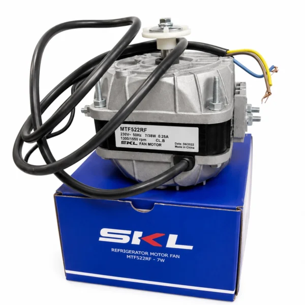 SKL MTF522RF 7W refrigeration fan motor view 1
