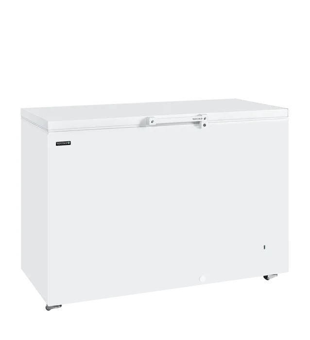 TEFCOLD GM400 solid lid commercial chest freezer