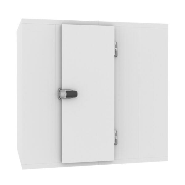 Adexa insulated cold room panel enclosure and door; refrigeration unit not included. Supplier range photograph; see model drawing for dimensions.