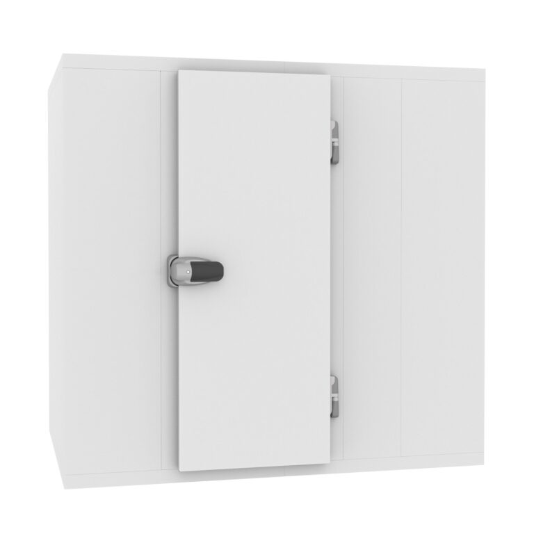 Adexa insulated cold room panel enclosure and door; refrigeration unit not included. Supplier range photograph; see model drawing for dimensions.
