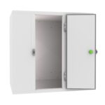 Adexa insulated room interior and open door; refrigeration unit excluded. Illustrative supplier range photo.