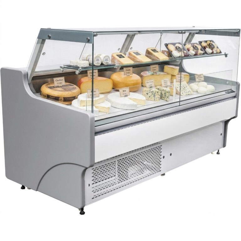 Café & Sandwich Shop Display Fridge – 1580mm White Serve Over Counter | BRVBLUEL130