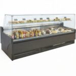 Restaurant & Takeaway Deli Fridge – 1955mm Flat Glass Serve Over Counter | BRVBLUEL164