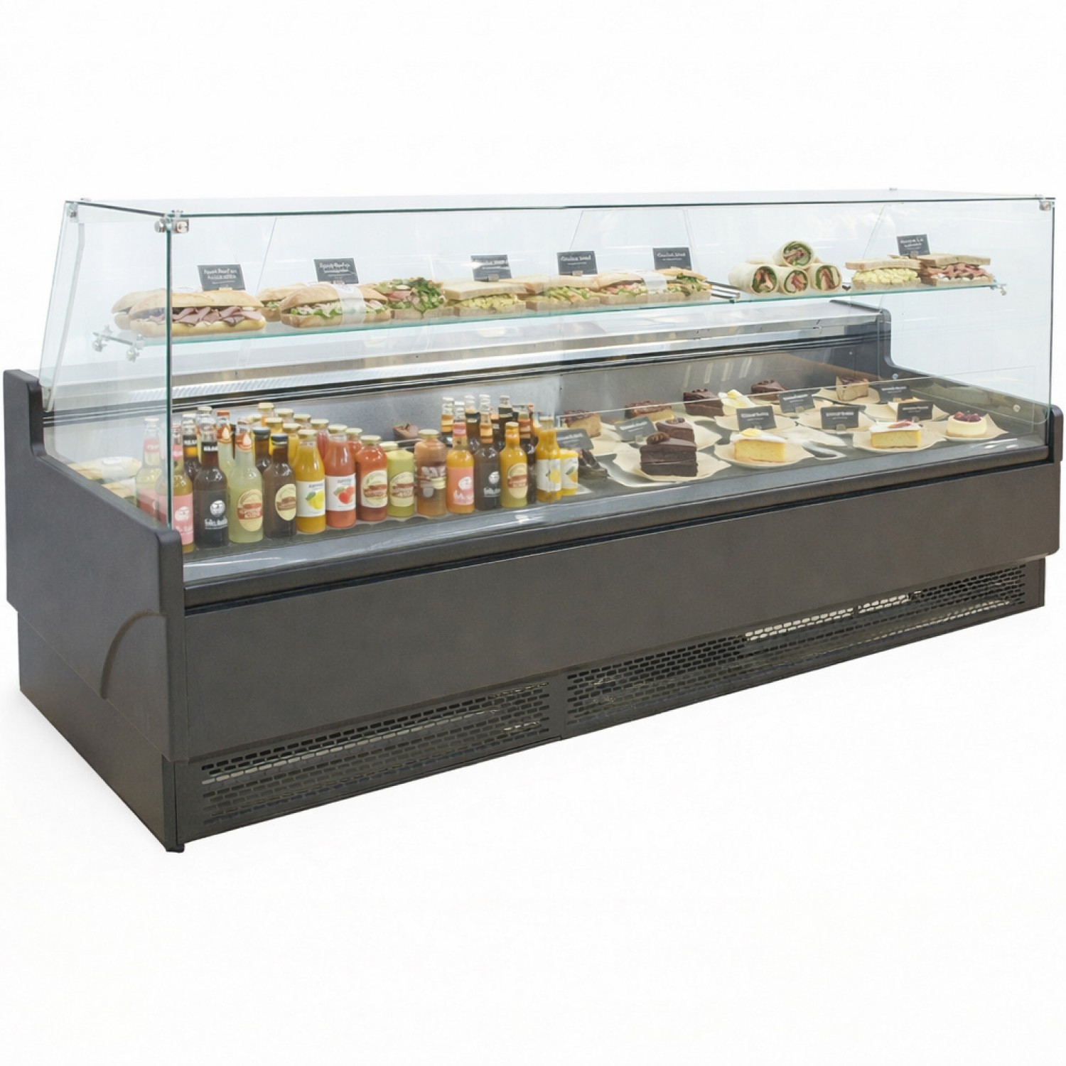 BLUEL164_11-1500x1500-1.jpg Restaurant & Takeaway Deli Fridge – 1955mm Flat Glass Serve Over Counter | BRVBLUEL164
