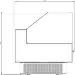 Meat & Deli Display Fridge – 1875mm Open Serve Over Counter | BRVBLUEL218