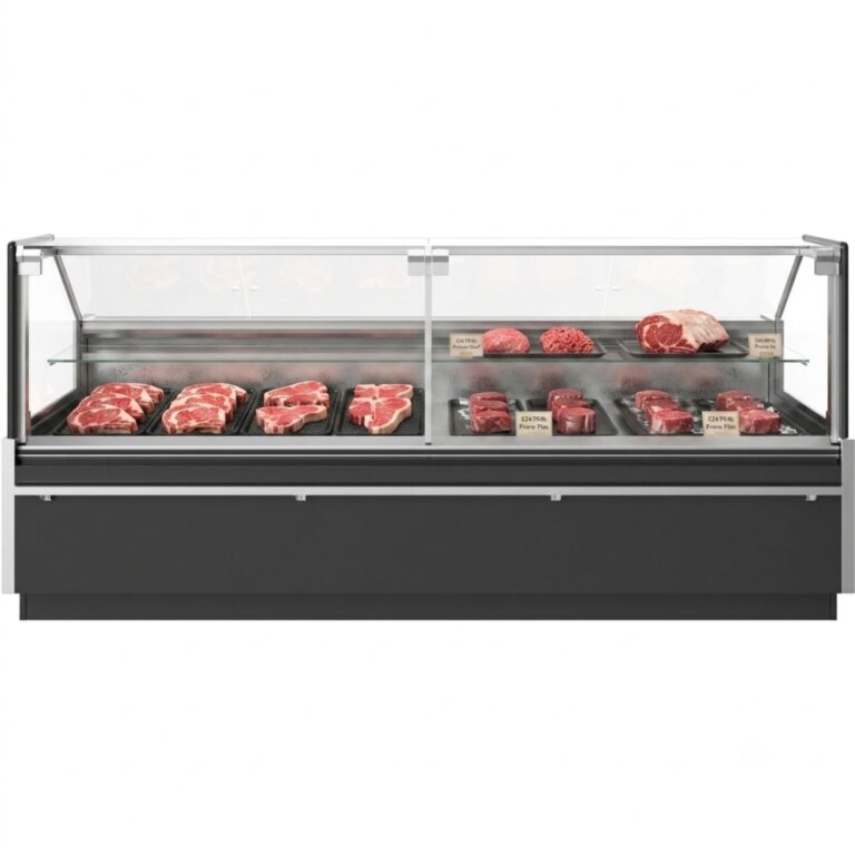 Kebab Shop Meat & Deli Display Fridge – 1250mm Serve Over Counter | BRVBLUEL224
