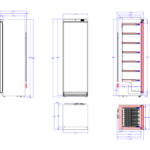 Commercial upright freezer – BRVDWF400W supplier product or range image