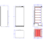 Commercial upright freezer – BRVDWF600SS supplier product or range image