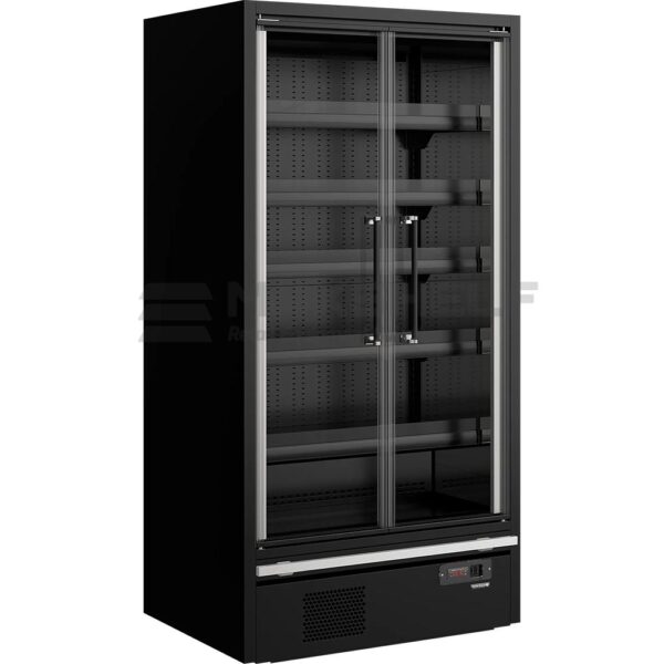 ChillTech London 1330mm plug-in glass door multideck chiller with built-in compressor