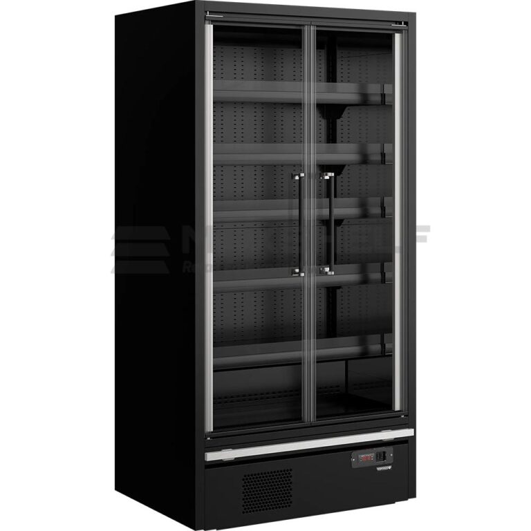 ChillTech London 1330mm plug-in glass door multideck chiller with built-in compressor