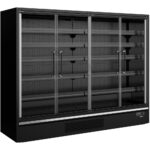 ChillTech London 2580mm plug-in glass door multideck chiller with built-in compressor