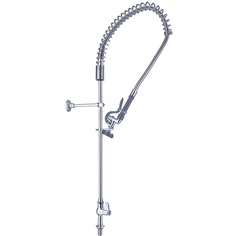 Commercial Pre Rinse Spray Unit – Single Inlet, 1000mm Deck Mounted | BRVEQ2803A