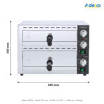 Double Deck Countertop Pizza Oven – 2 × 12 Inch Pizzas, 2.26kW | BRVFP03A – view 3