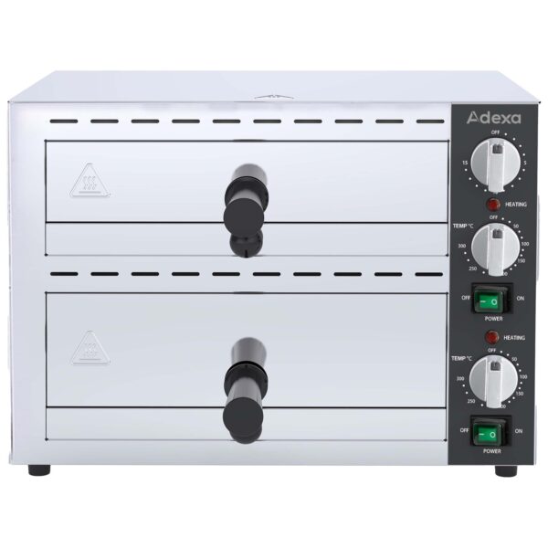 Double Deck Countertop Pizza Oven – 2 × 12 Inch Pizzas, 2.26kW | BRVFP03A