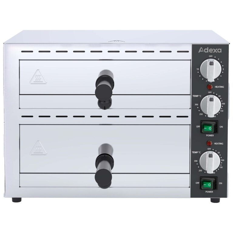 Double Deck Countertop Pizza Oven – 2 × 12 Inch Pizzas, 2.26kW | BRVFP03A