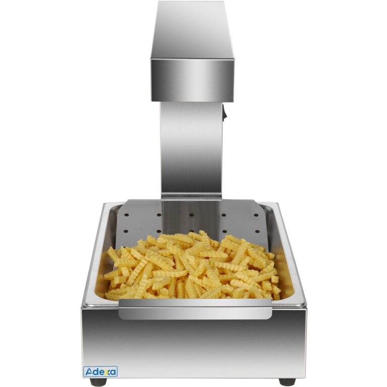 Countertop Chip Warmer & Scuttle – 330mm Wide, 1kW for Takeaways