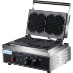 Commercial Waffle Maker – 2 Flower Waffles, 1.55kW for Cafés, Dessert Shops & Hotels – view 1