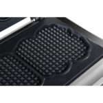 Commercial Waffle Maker – 2 Flower Waffles, 1.55kW for Cafés, Dessert Shops & Hotels – view 6